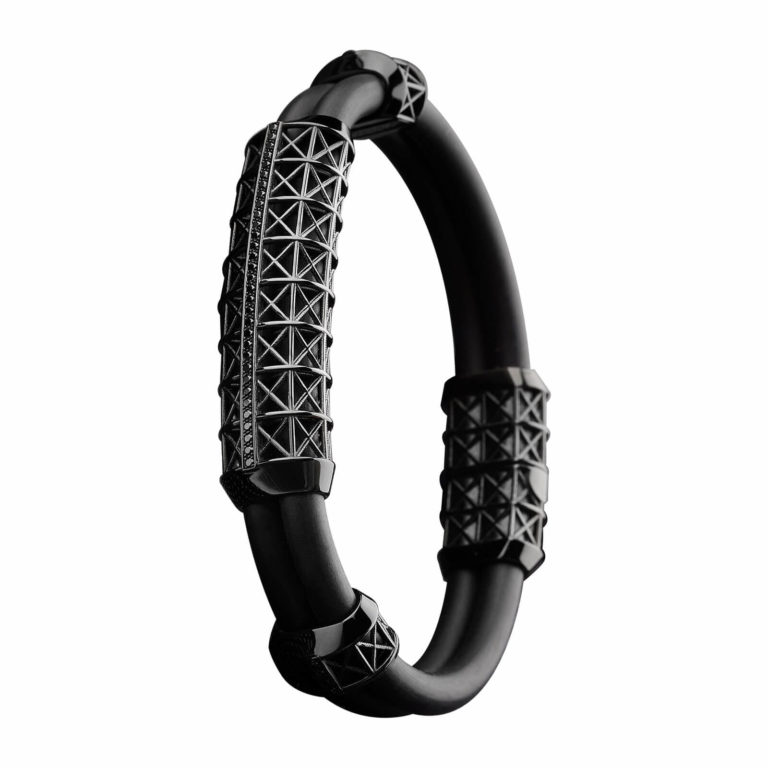 Giberg - Black Bracelet – White Gold Edition Black PVD Black Diamonds