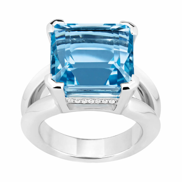 Lionel Meylan Créations - Aquamarine Ring