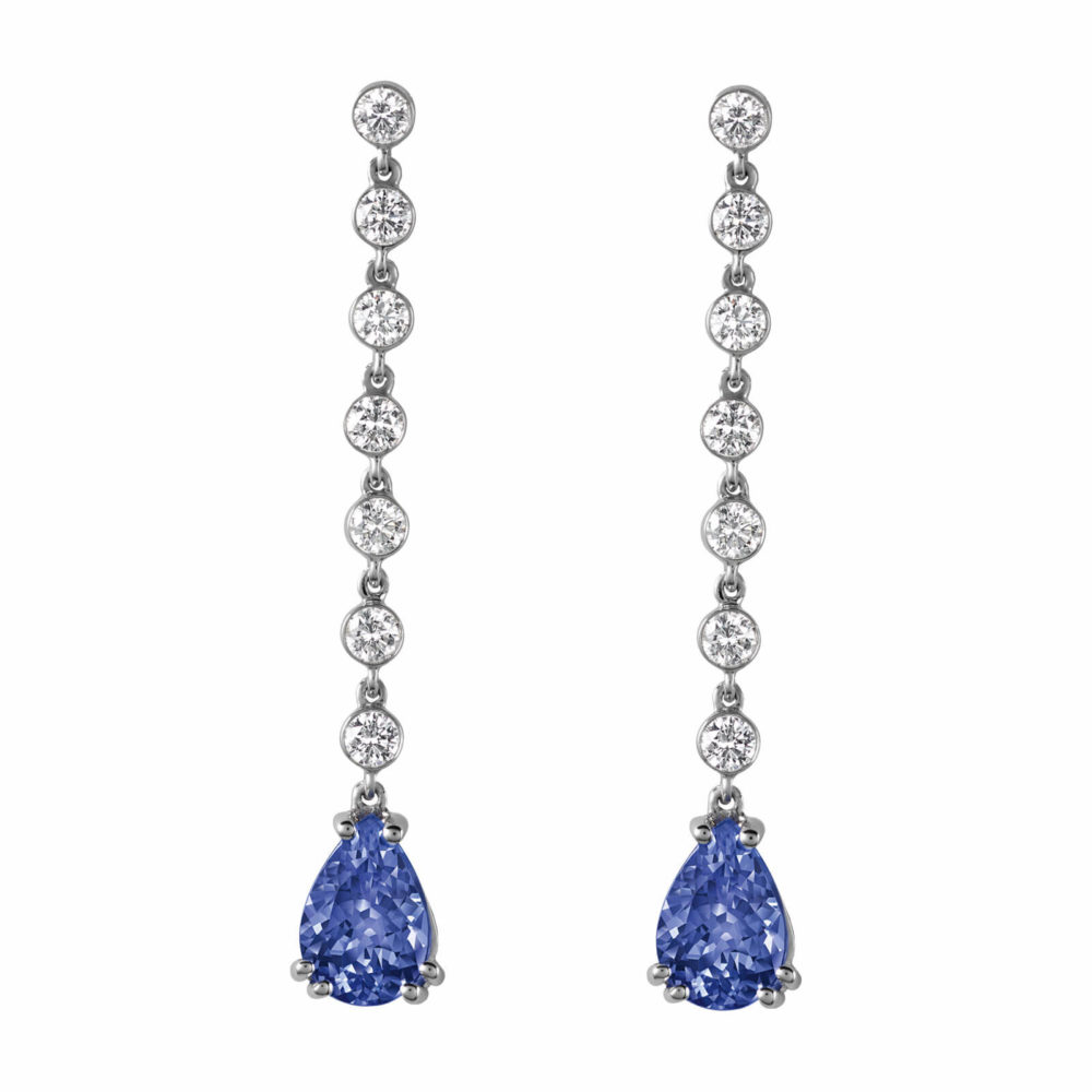 Boucles d’oreilles Tanzanite