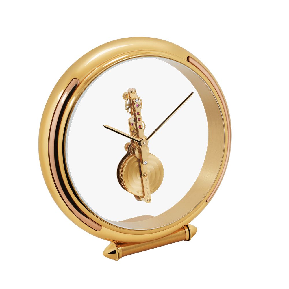 Table clock 13cm manual winding