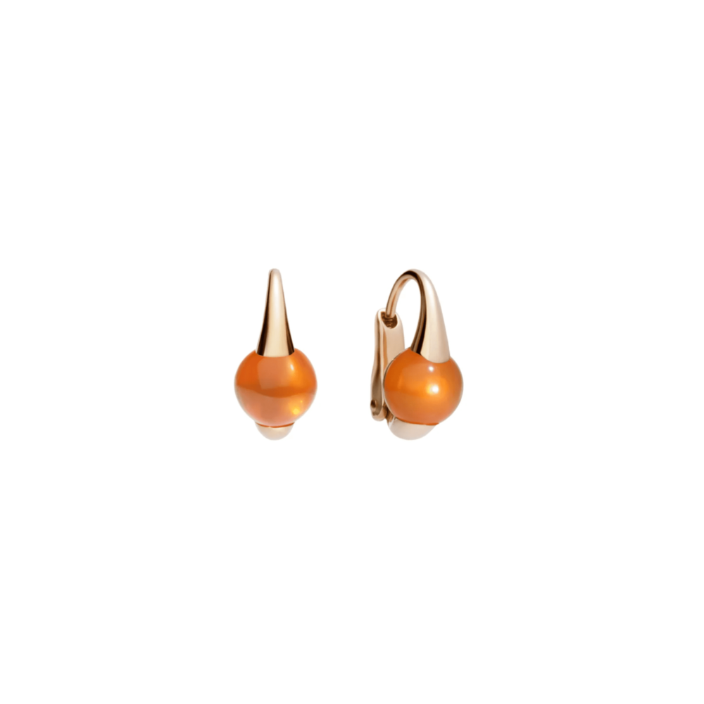 Boucles D’Oreilles M’Ama Non M’Ama – Grenat hessonite