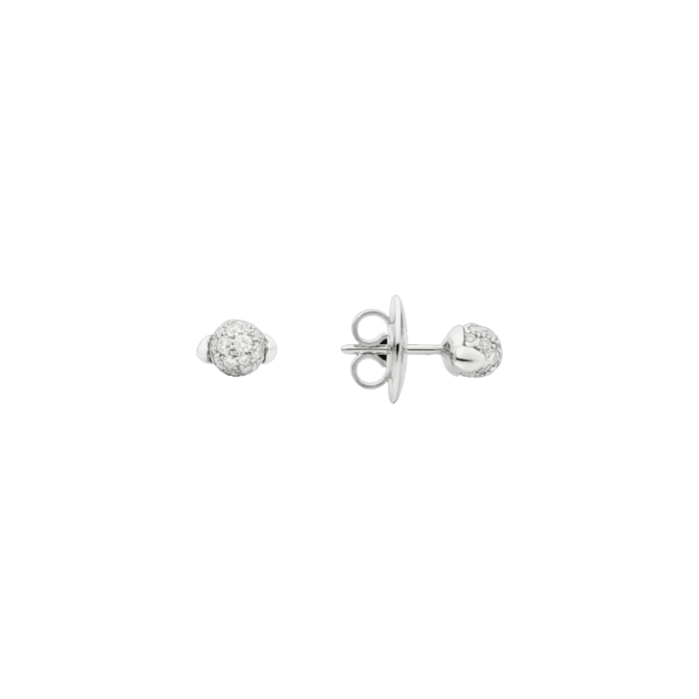 Pomellato - Boucles D’Oreilles M’Ama Non M’Ama – Or gris