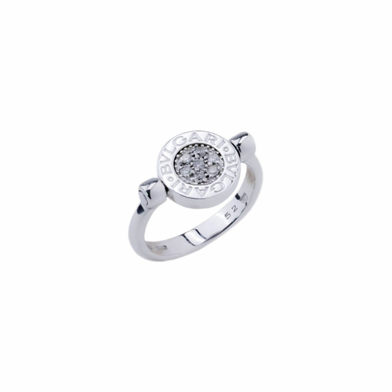 Bulgari - « Bvlgari Bvlgari » bague diamants et onyx
