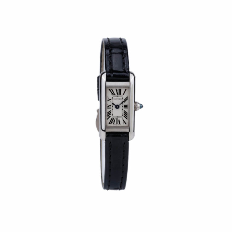 Cartier - Tank Louis Cartier elongated quartz movement rectangular case 750 white gold