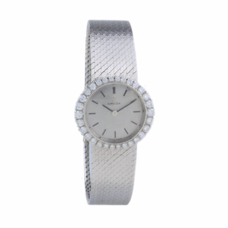 OMEGA - Vintage 24mm 750 white gold
