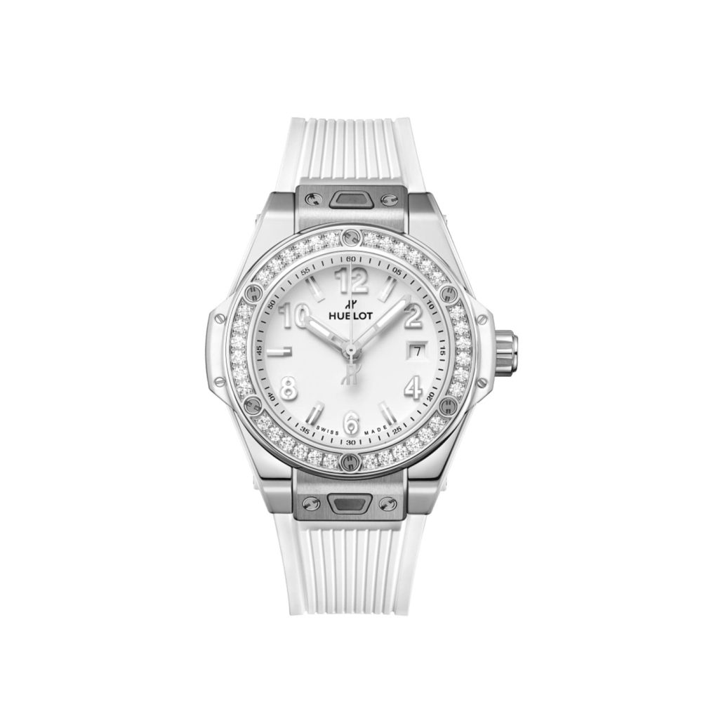 Big Bang One Click Steel White Diamonds 33mm