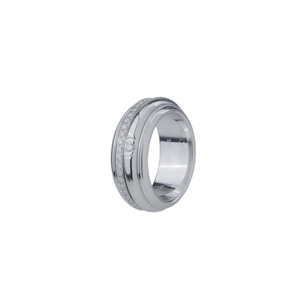 Possession white gold ring with diamonds