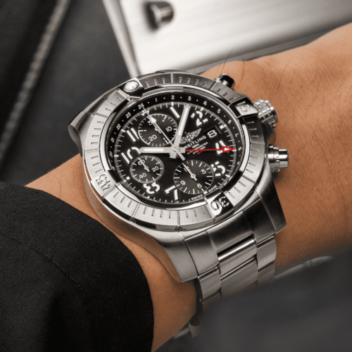 breitling_avenger_black_acier_steel_A24315101B1A1_lionel_meylan_vevey_lausanne