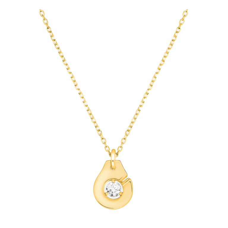 Dinh Van - Yellow Gold Dinh Van R8 Handcuffs Necklace
