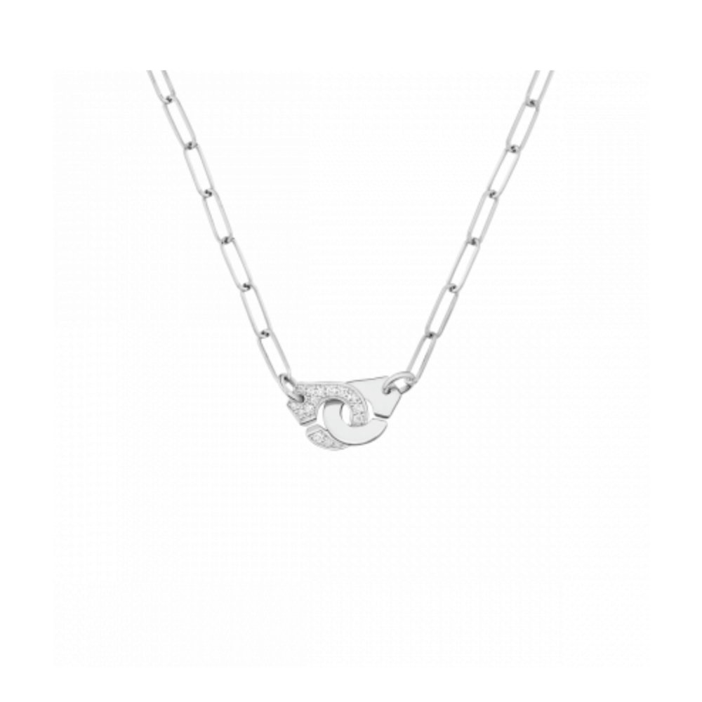 Necklace Cuffs dinh van R10 – white gold with diamonds