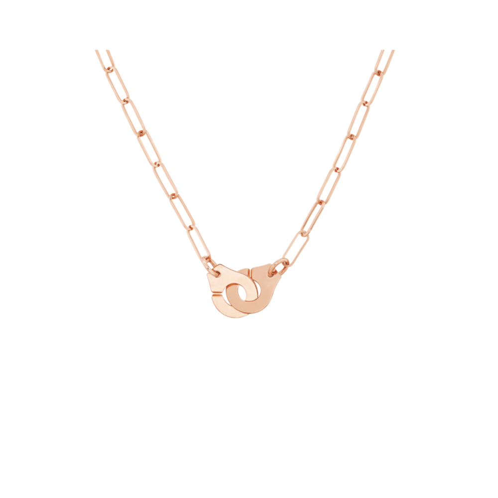 Collier Menottes dinh van R10 – Or rose