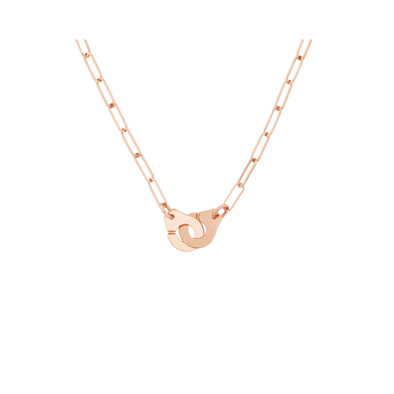 Dinh Van - Collier Menottes dinh van R10 – Or rose