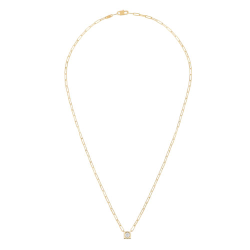 Dinh van cube collier grand modele or jaune avec diamants 608211 lionel meylan vevey lausanne