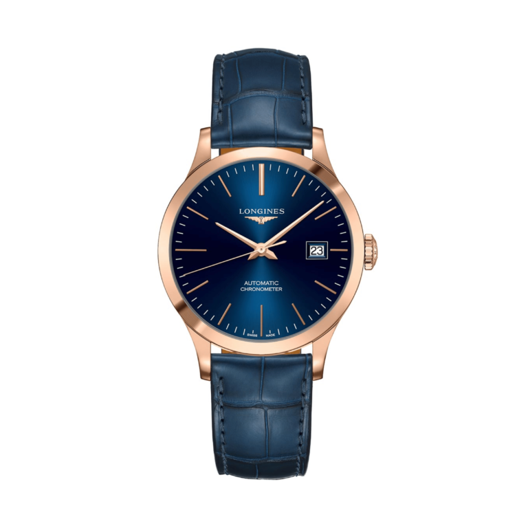 Longines - Record – 750 pink gold case – Automatic – 38.5mm
