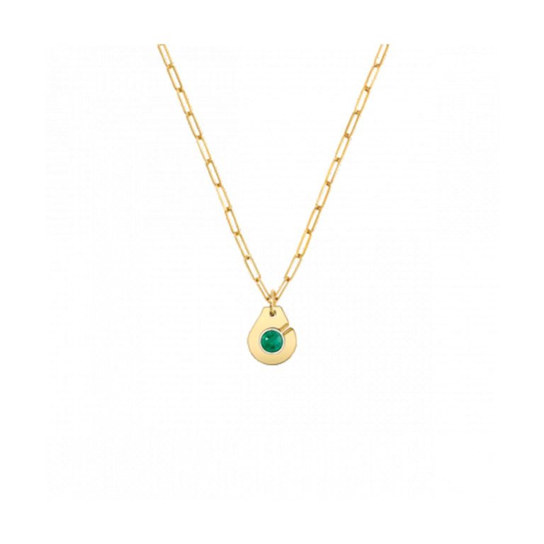 Dinh Van - Menottes dinh van R10 Malachite Pendant