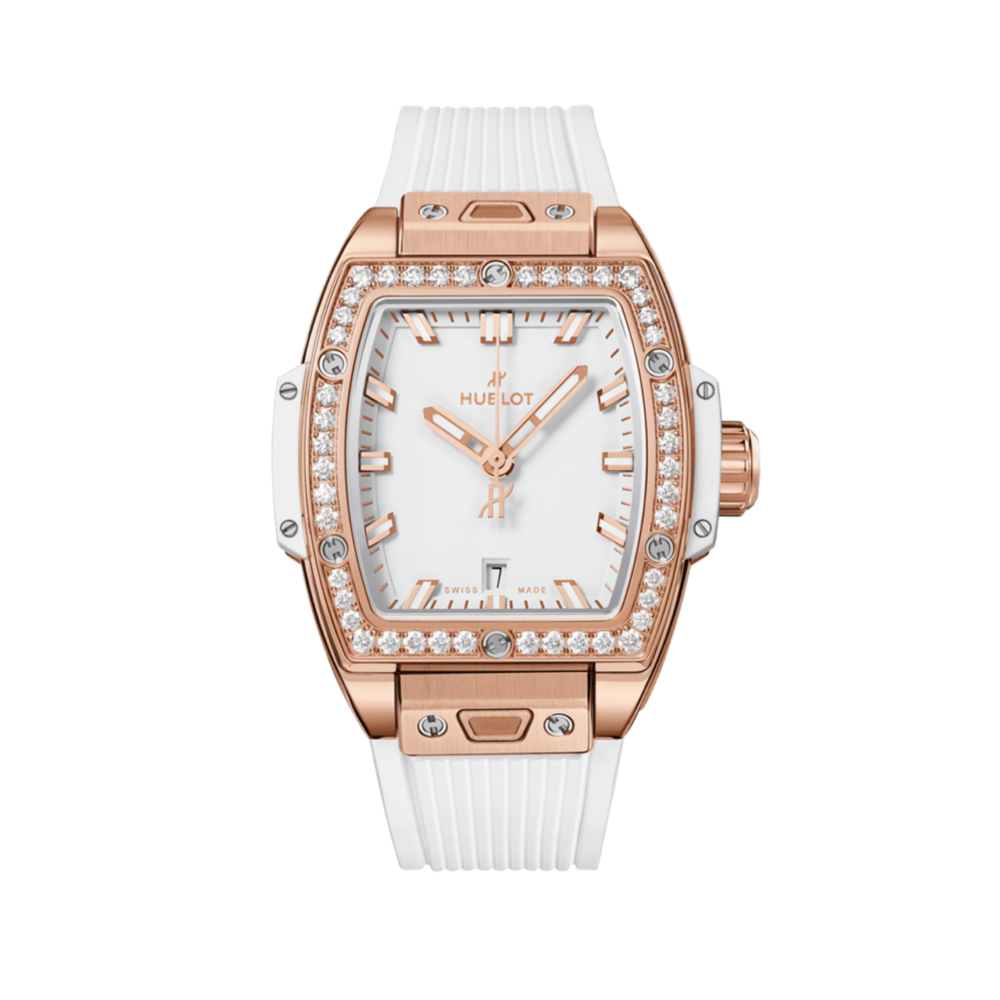 Spirit of Big Bang King Gold White Diamonds 32mm