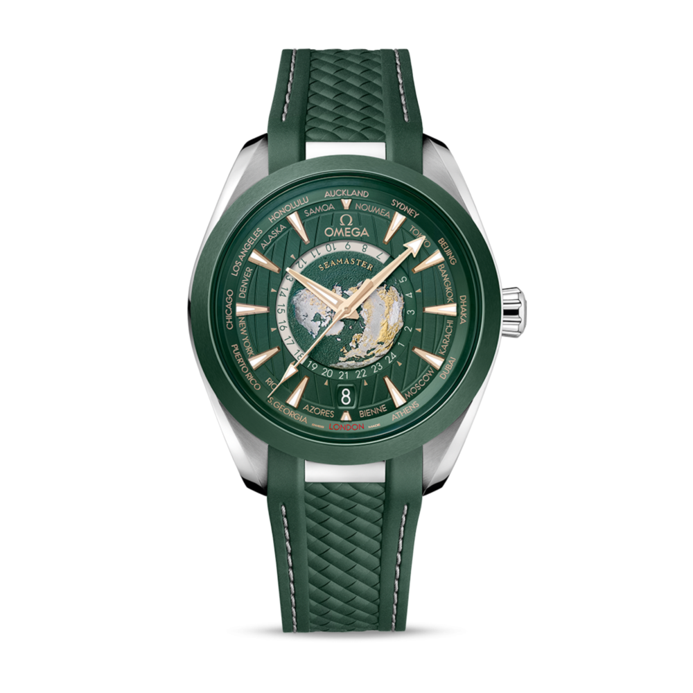 Aqua Terra 150m co-axial master chronometer GMT Worldtimer – 43mm