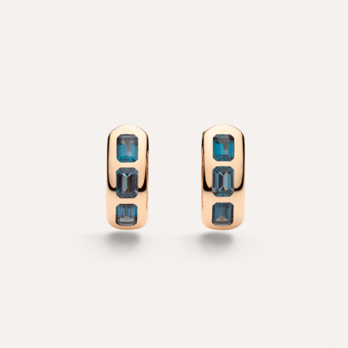 Pomellato boucles oreilles iconica topaze blue london POC3020O7000000TL lionel meylan vevey lausanne