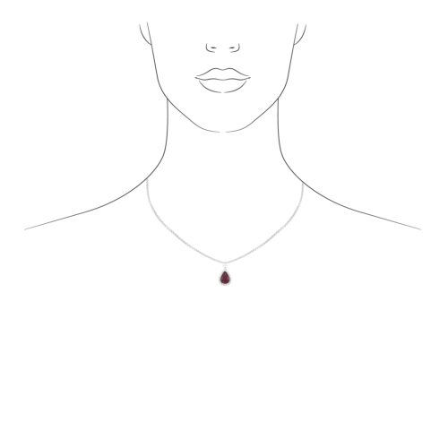 Piero Milano C0743GB2R collier rubis diamants lionel meylan vevey lausanne
