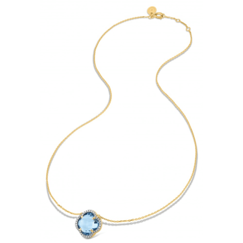 Morganne Bello collier victoria topaze swiss blue 3033YB126D lionel meylan vevey