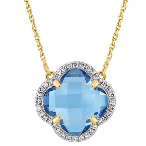 Morganne Bello collier victoria topaze swiss blue 3033YB126D lionel meylan vevey