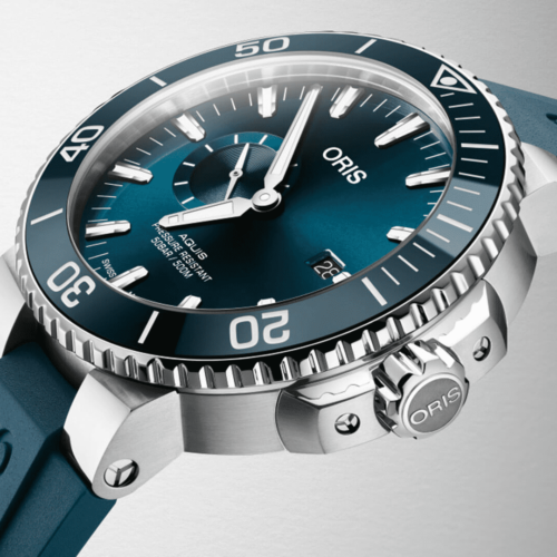 Oris Aquis small second date 0174377334155-0742469EB lionel meylan vevey lausanne