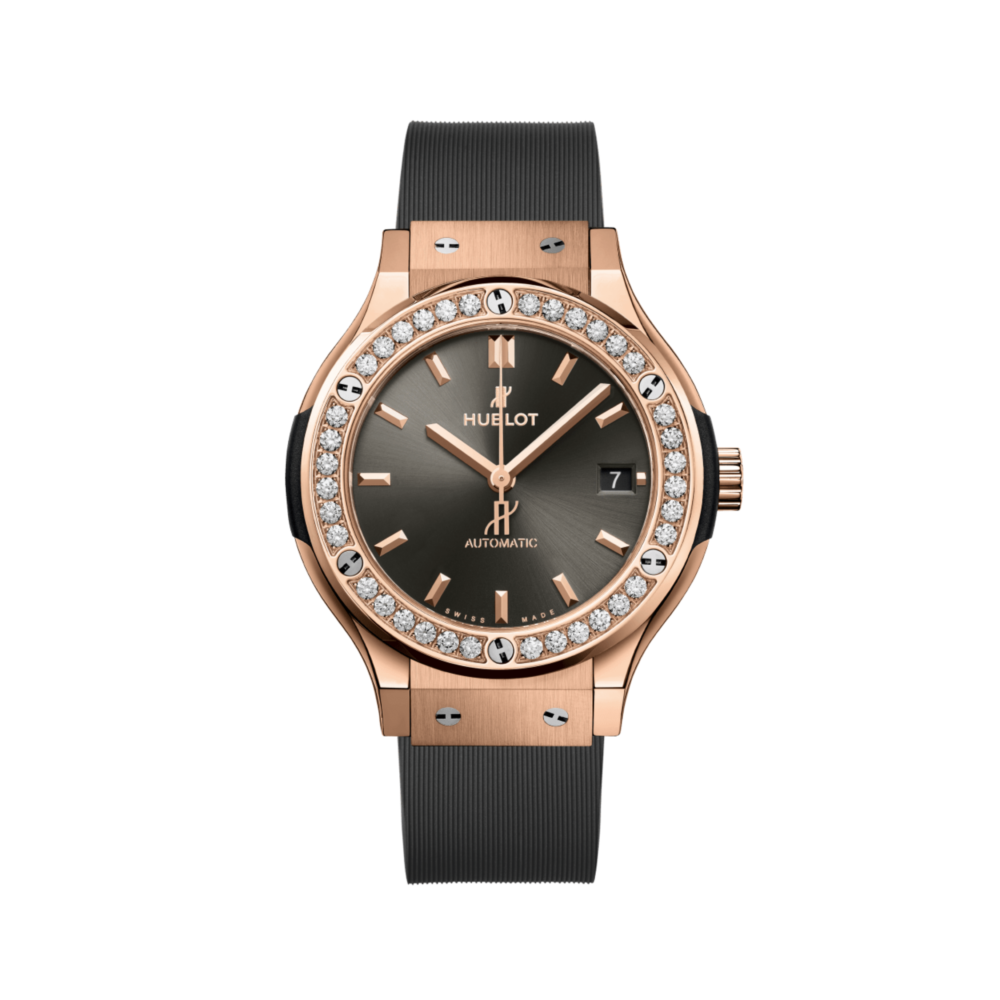 Classic Fusion Racing Grey King Gold Diamonds 38mm