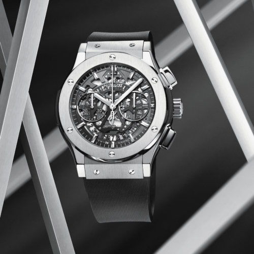 Hublot Classic fusion aerofusion chronograph titanium 525.NX.0170.RX horlogerie lionel meylan vevey lausanne