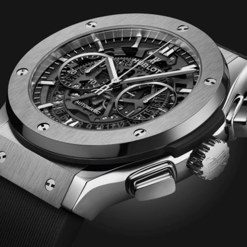 Hublot Classic fusion aerofusion chronograph titanium 525.NX.0170.RX horlogerie lionel meylan vevey lausanne