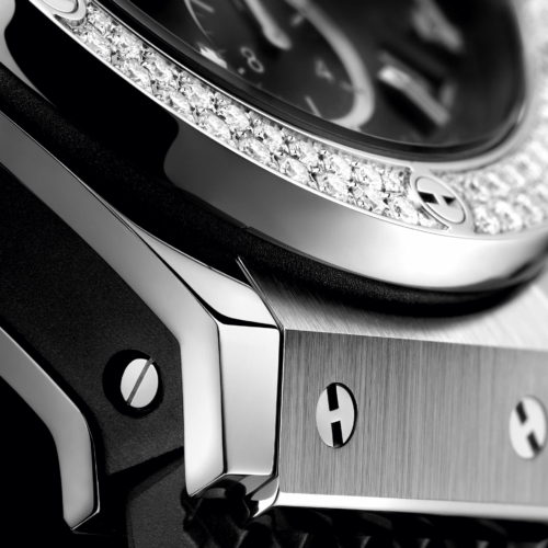 Hublot Big bang chronograph diamonds steel 341.SX.130.RX.114 horlogerie lionel meylan vevey lausanne