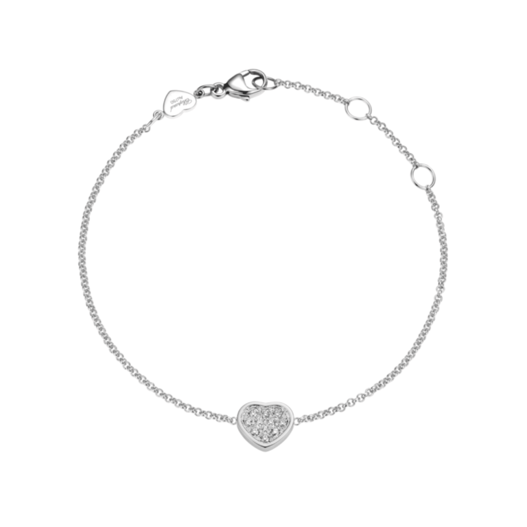 Chopard - My Happy Hearts bracelet en or blanc et diamant