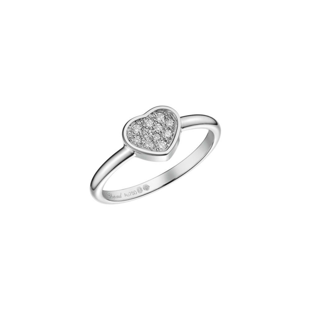 My Happy Hearts bague en or blanc et diamants