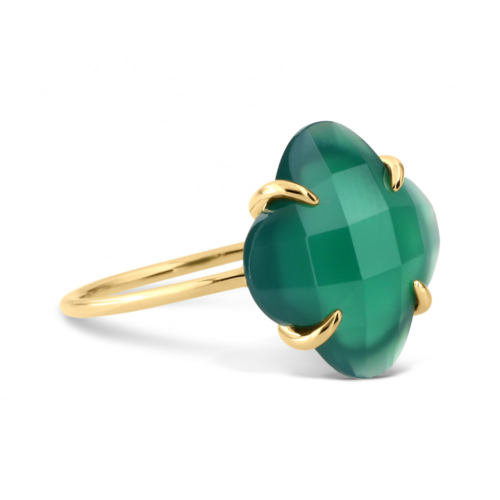 Morganne Bello bague agate verte 7031PB185 joaillerie lionel meylan vevey lausanne