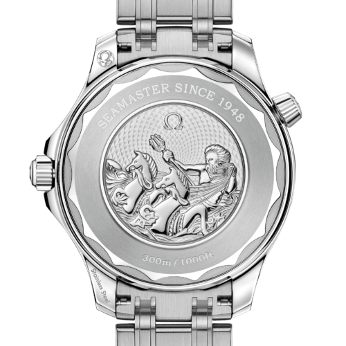omega seamaster summer blue diver 300m 210.30.42.20.03.003 horlogerie lionel meylan vevey lausanne