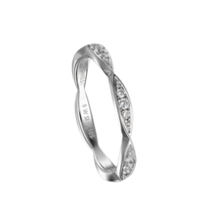 Furrer Jacot - Alliance en or blanc
