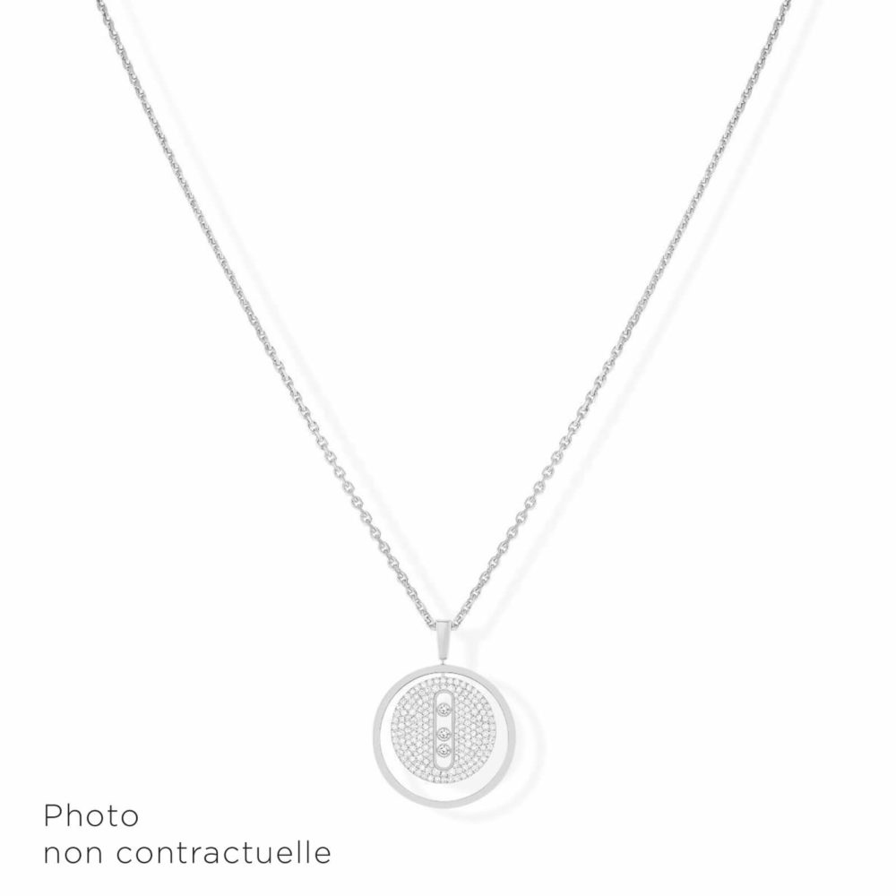 Lucky Move, necklace in white gold 750