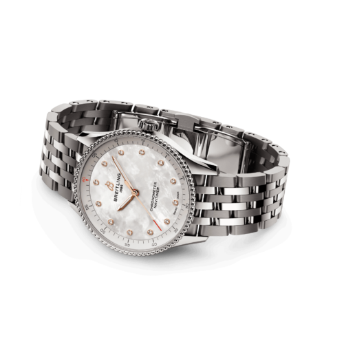 A77320E61A2A1 Breitling Navitimer 36 automatic horlogerie lionel meylan vevey lausanne