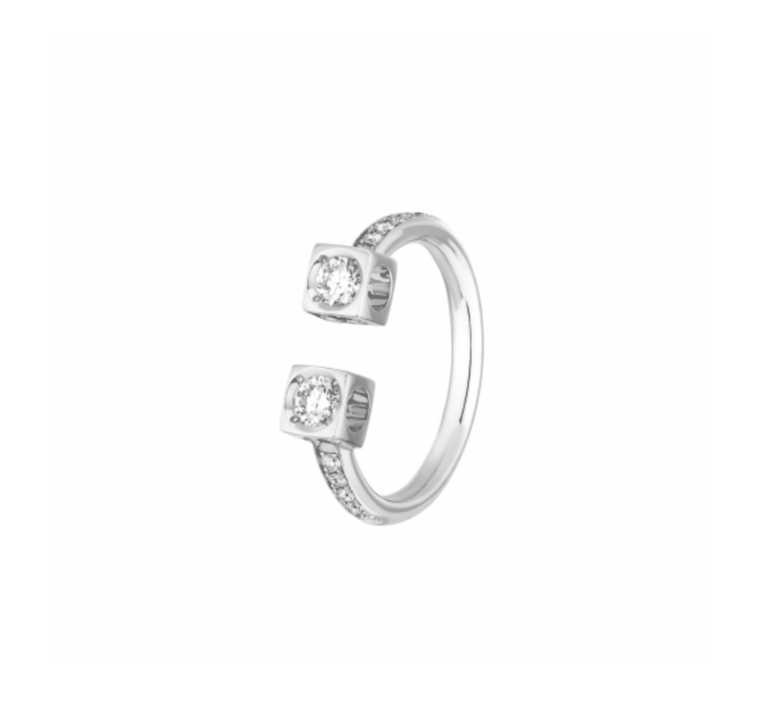 Dinh Van - Bague Le Cube Diamant grand modèle