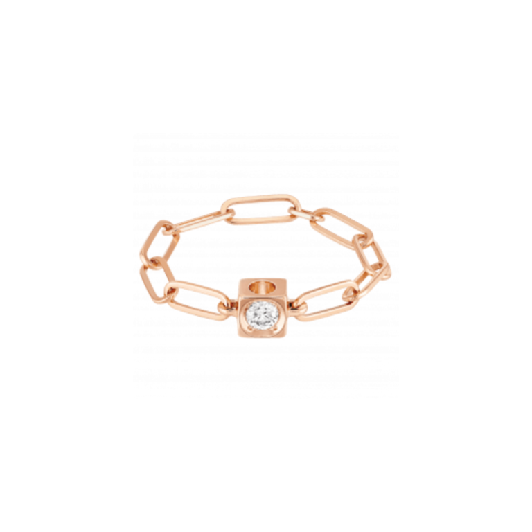 Dinh Van - Le Cube Diamant chain ring