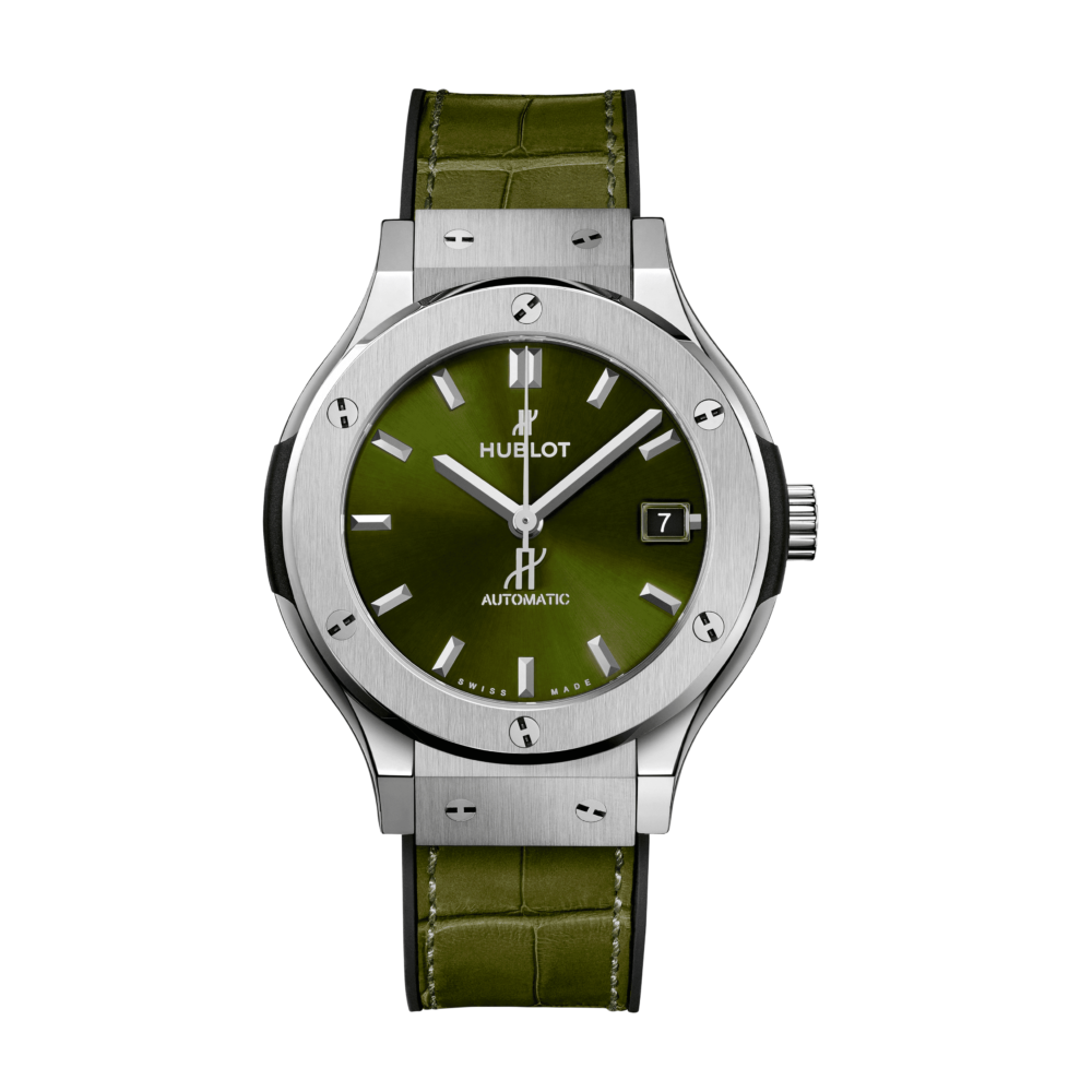 Classic Fusion Titanium Green 38mm