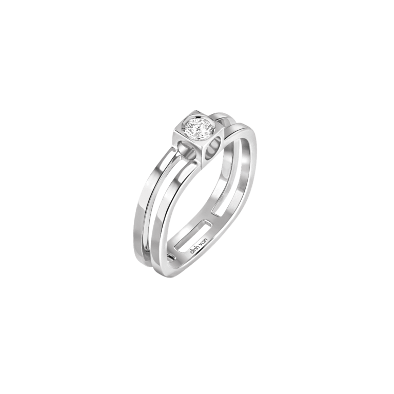 Dinh Van - Le Cube Diamant large ring