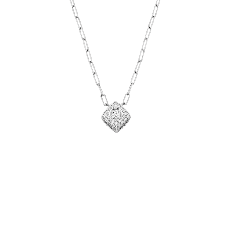 Dinh Van - Le Cube Diamant XL pavé pendant