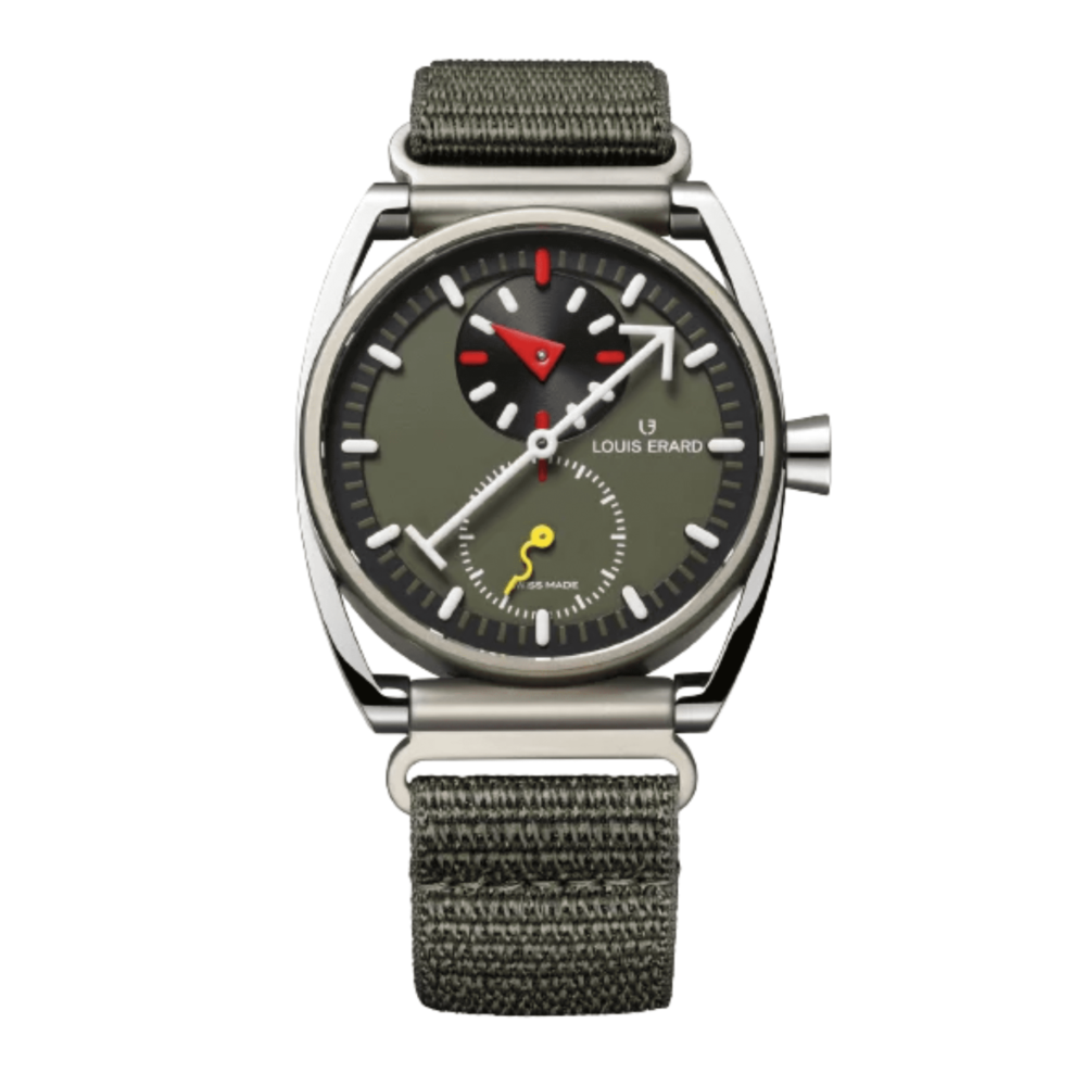 Le Régulateur Louis Erard x Alain Silberstein Khaki – 40mm