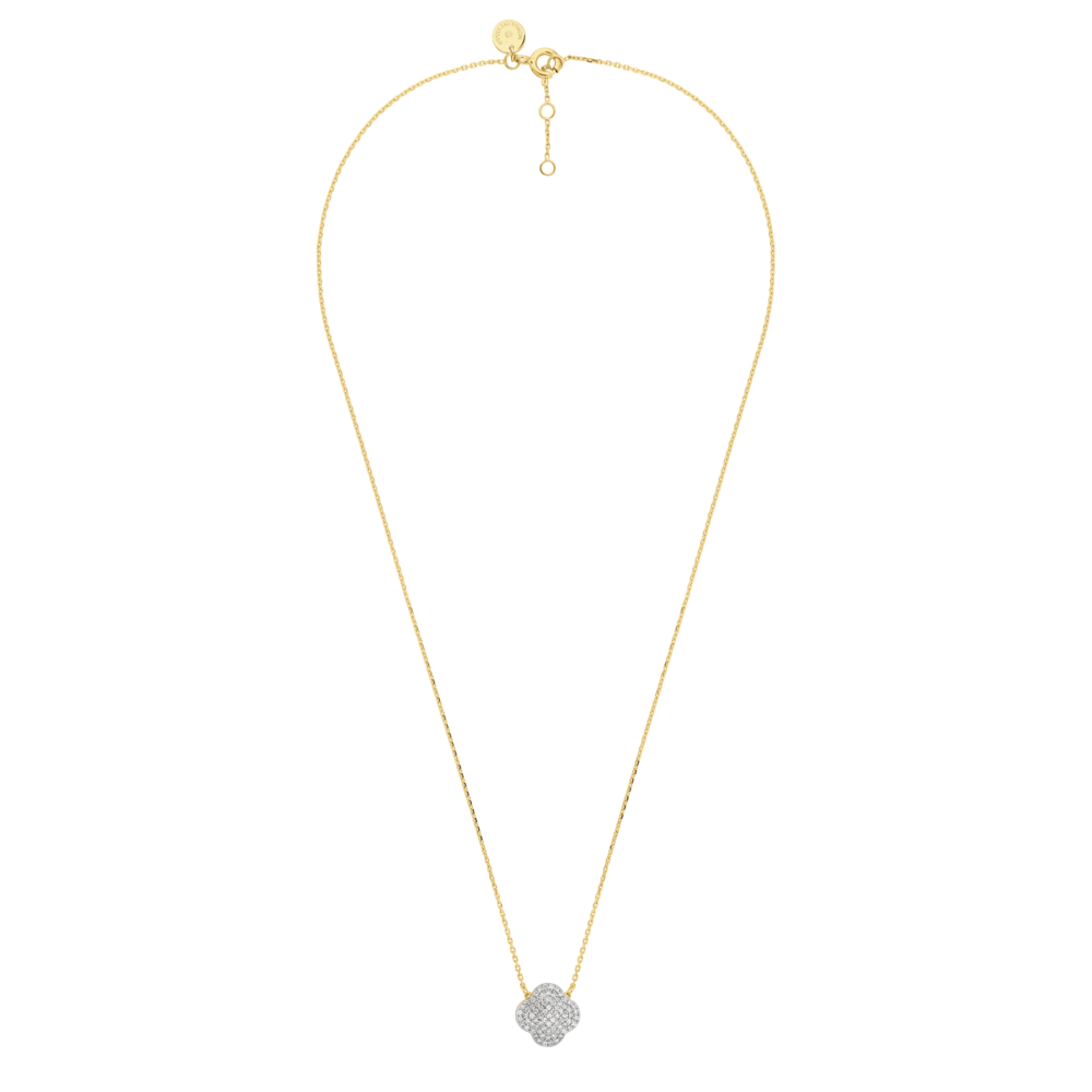 Collier chance diamants sertis en or jaune