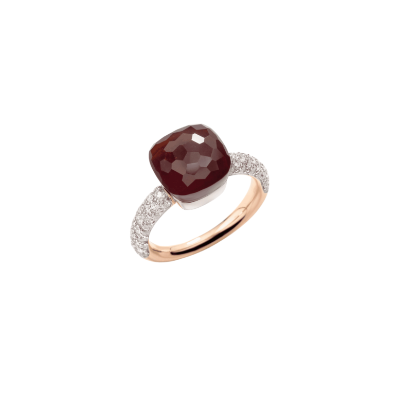 Pomellato - Bague Nudo Classic – grenat et diamants