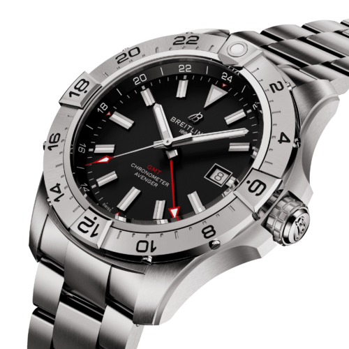 breitling avenger automatic gmt 44 horlogerie lionel meylan vevey lausanne
