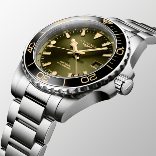 Longines hydroconquest gmt L3.790.4.06.6 horlogerie lionel meylan vevey lausanne