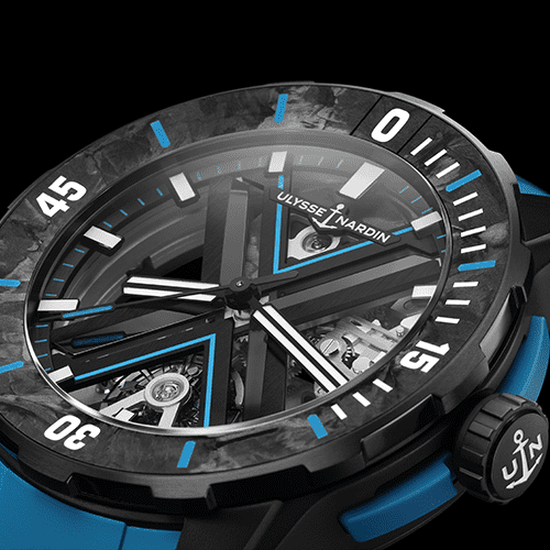 Ulysse Nardin 3723-170-2B/3A diver x skeleton horlogerie lionel meylan vevey lausanne
