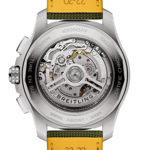 breitling avenger b01 chronograph AB0147101L1X1 horlogerie lionel meylan vevey lausanne