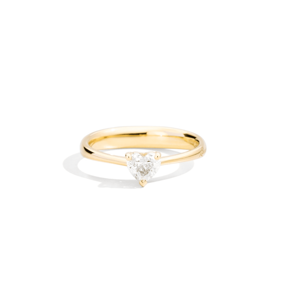 Solitaire Anniversary – taille cœur 0.24ct